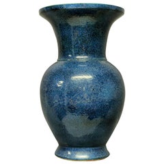 Very Large and Impressive Blue Ground Chinese Vase