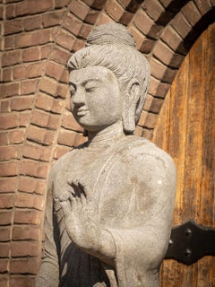 Very large and special lavastone Buddha statue from Indonesia  OriginalBuddhas
