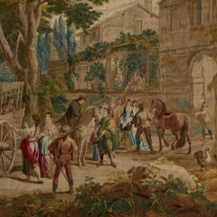 Tapiz Literario Flamenco Antiguo Muy Grande Don Quijote Leyniers