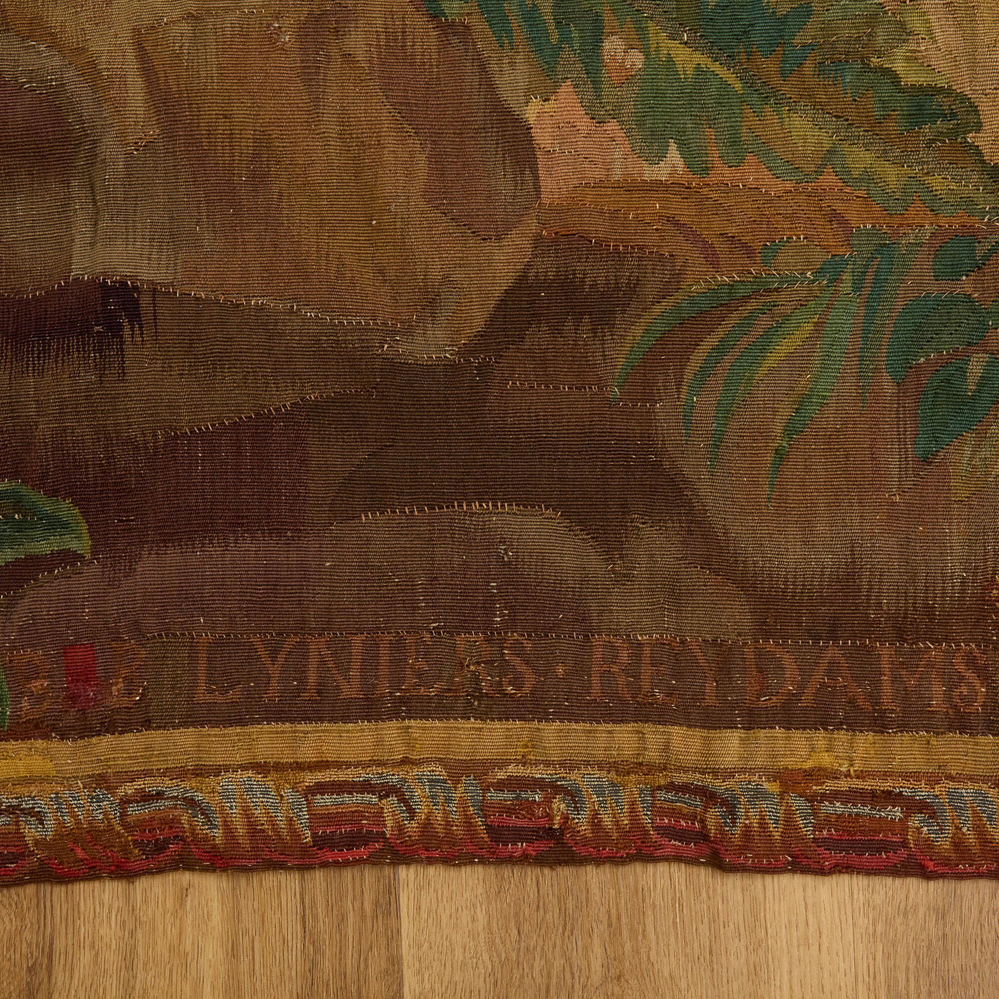Hand-Woven Very Large Antique Flemish Literary Don Quixote Tapestry Leyniers For Sale