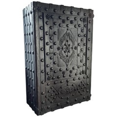 Very Large Antique Italian Hobnail Safe, 1800