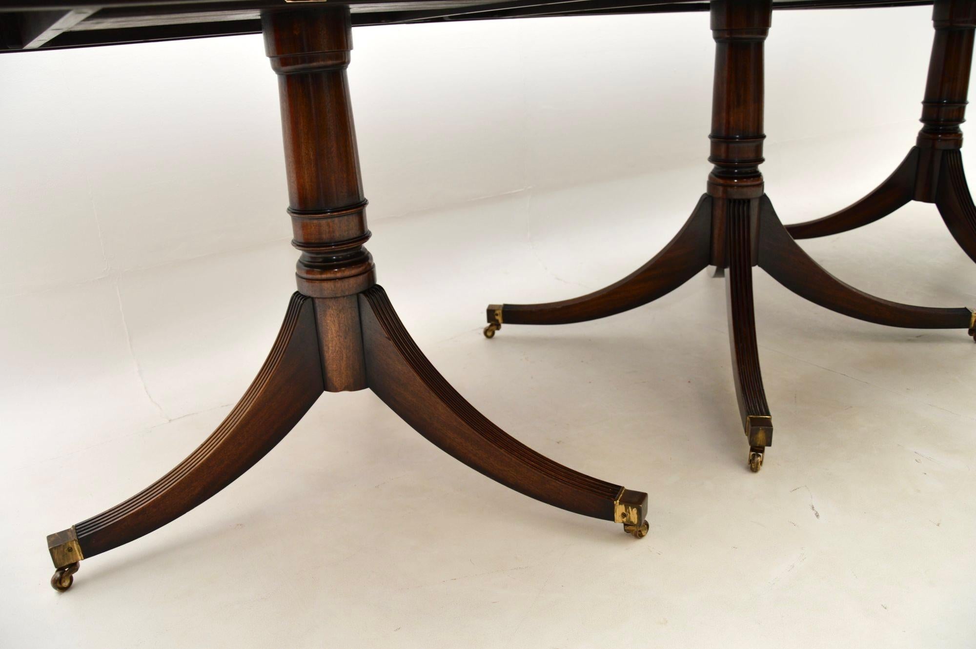 Very Large Antique Regency Style Extending Dining Table 1