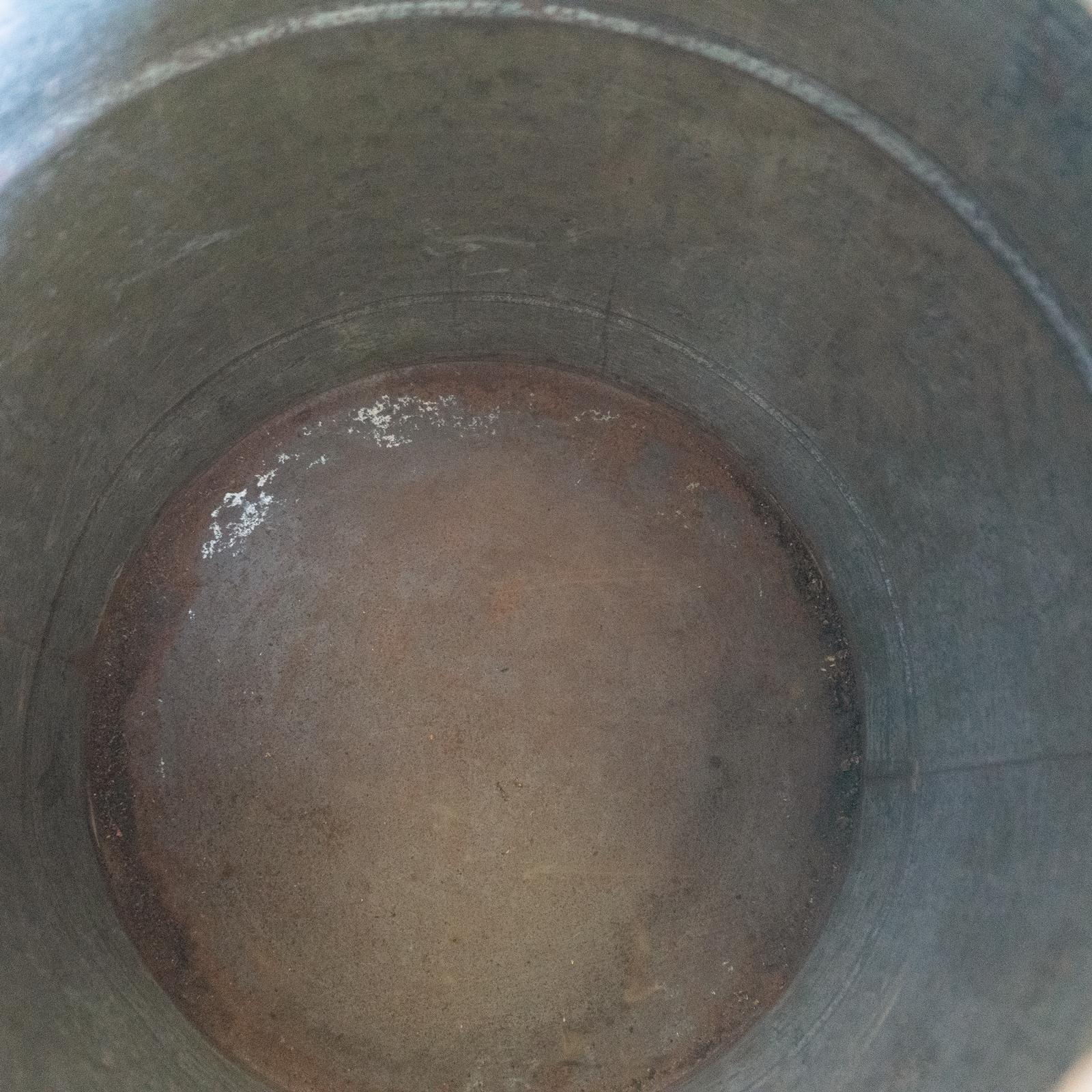 Sehr große antike Tee-/Kaffeekanne aus Geschirr in Originalfarbe, Dutch im Angebot 10