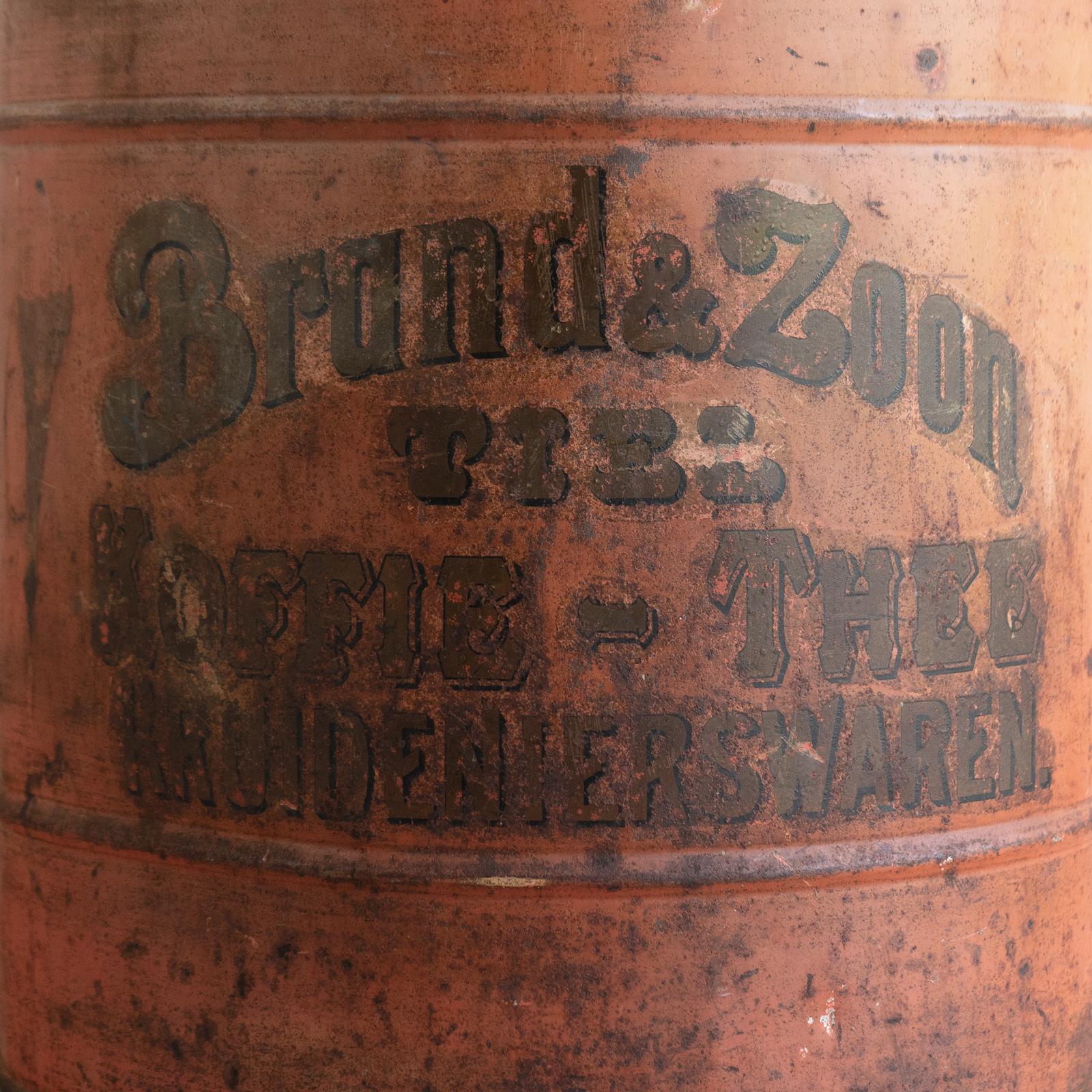 Sehr große antike Tee-/Kaffeekanne aus Geschirr in Originalfarbe, Dutch im Zustand „Gut“ im Angebot in Bristol, GB