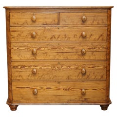 MUY GRANDE CÁMARA DE MADERA DE PINO ANTiQUE VICTORIANA CIRCA 1880