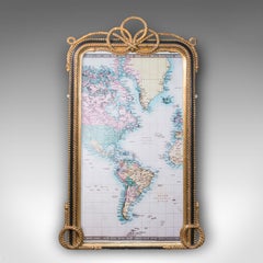Very Large Antique Wall Mirror, English, Gilt, Overmantel, Dressing, Regency