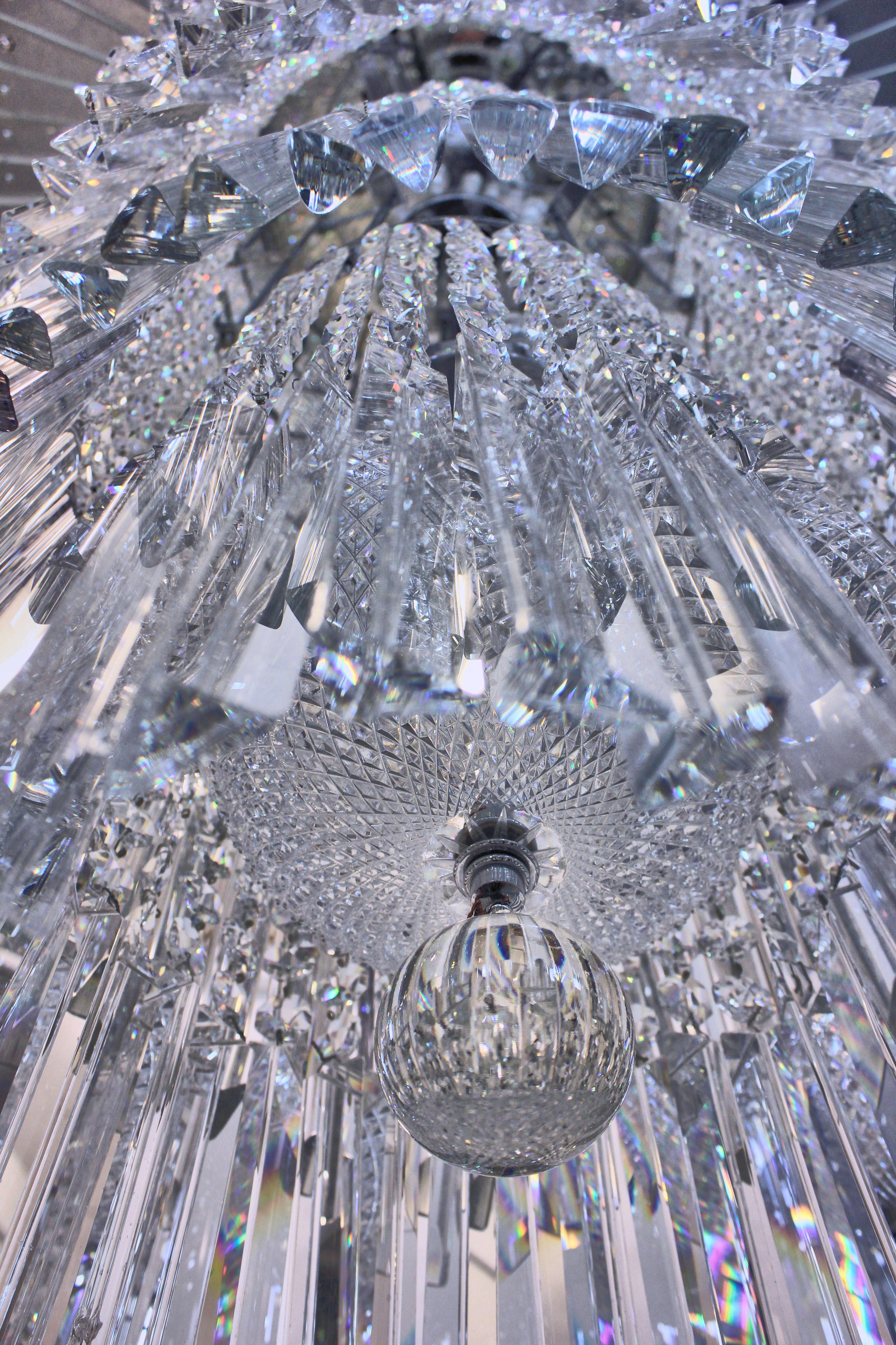 Very Large Art Deco Chandelier from the Original Adelphi Building, London For Sale 5