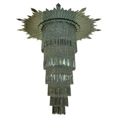Very Large Art Deco Chandelier from the Original Adelphi Building, London