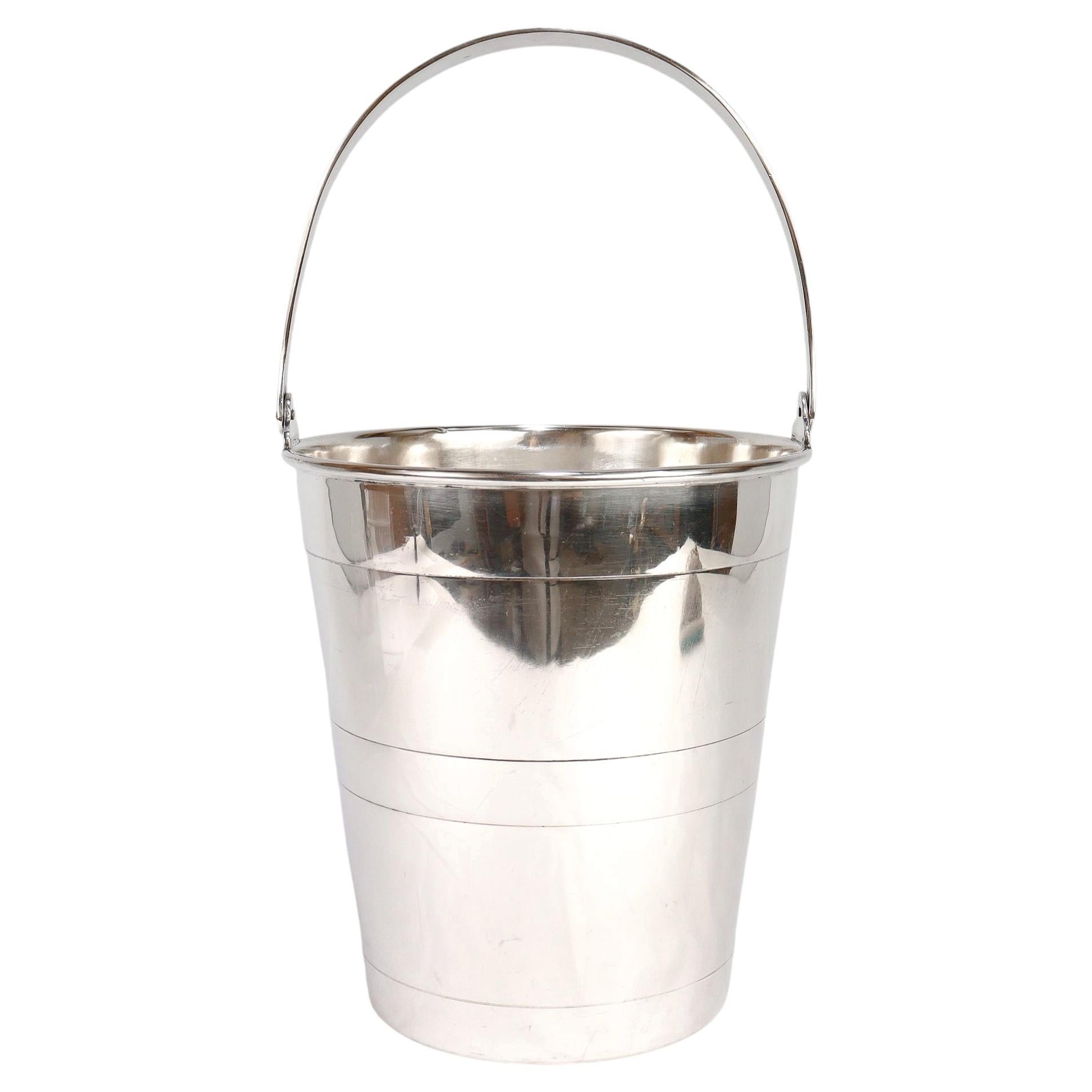 Very Large Art Deco Schofield Sterling Silver Ice or Champagne Bucket For Sale