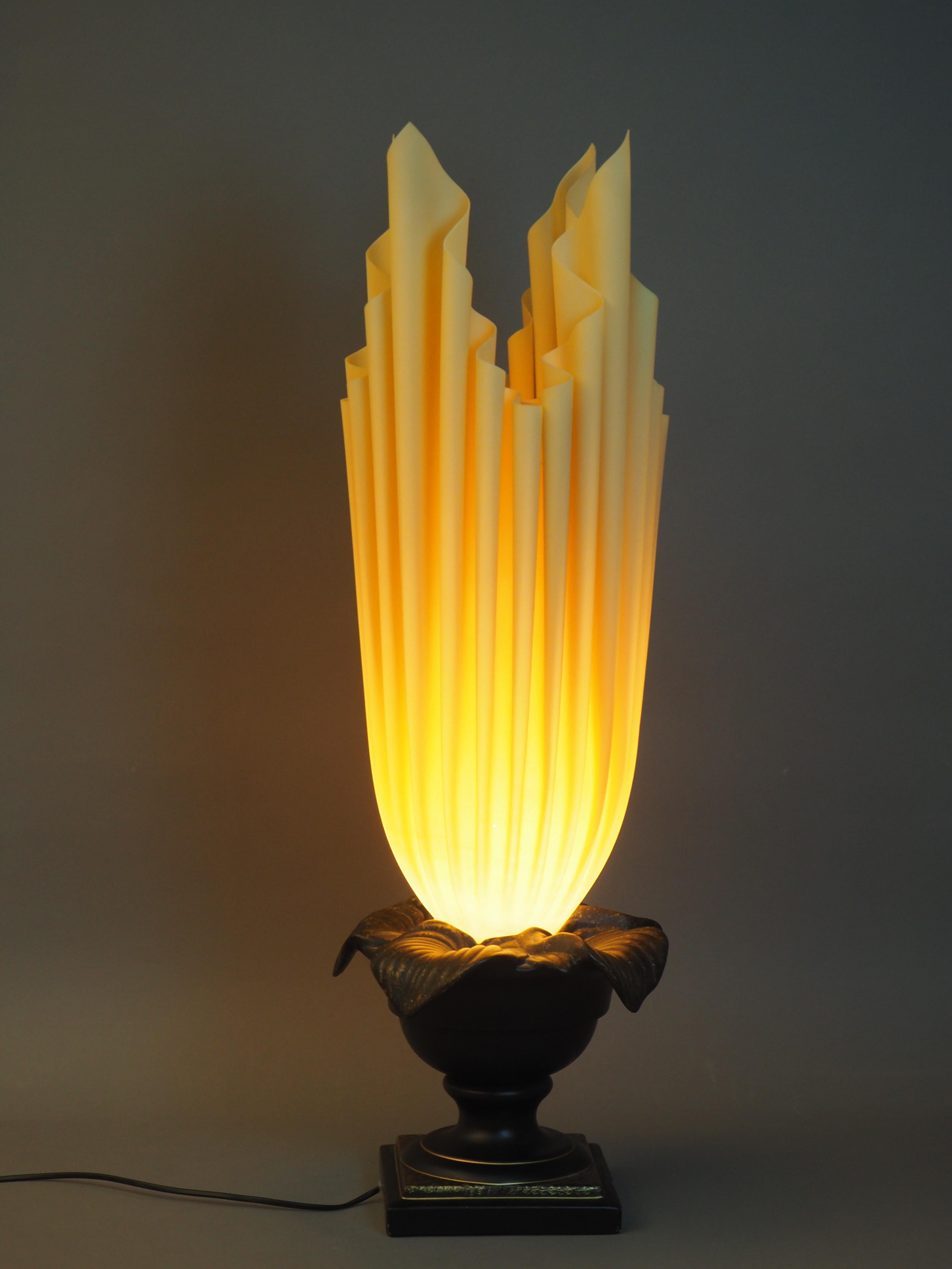 Very Large Athena Table Lamp by Georgia Jacob, France, circa  1970s For Sale 1