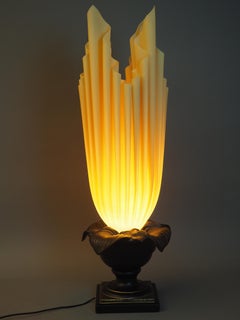 Very Large Athena Table Lamp by Georgia Jacob, France, circa  1970s
