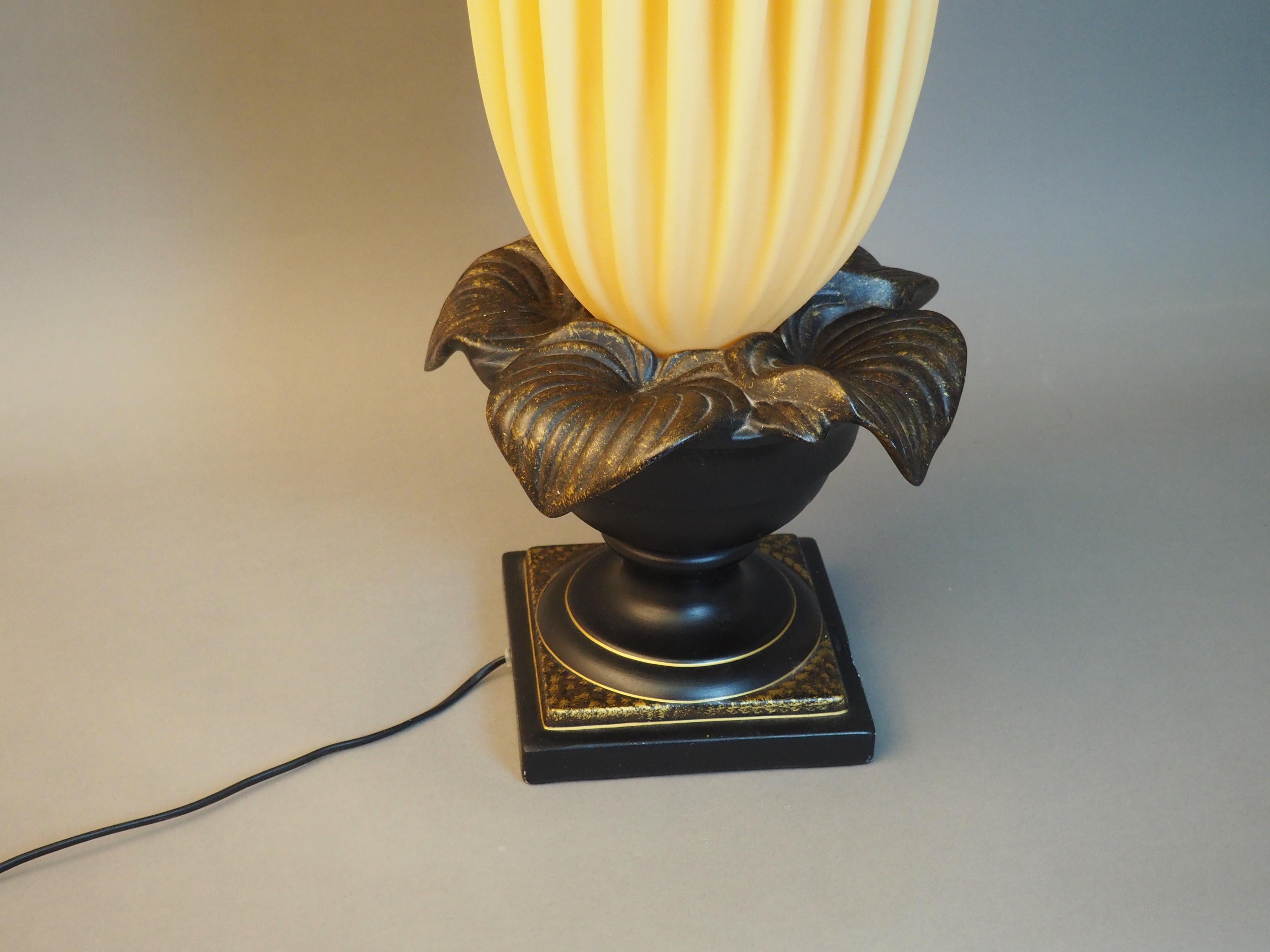 Mid-Century Modern Very Large Athena Table Lamp by Georgia Jacob, France, circa  1970s For Sale
