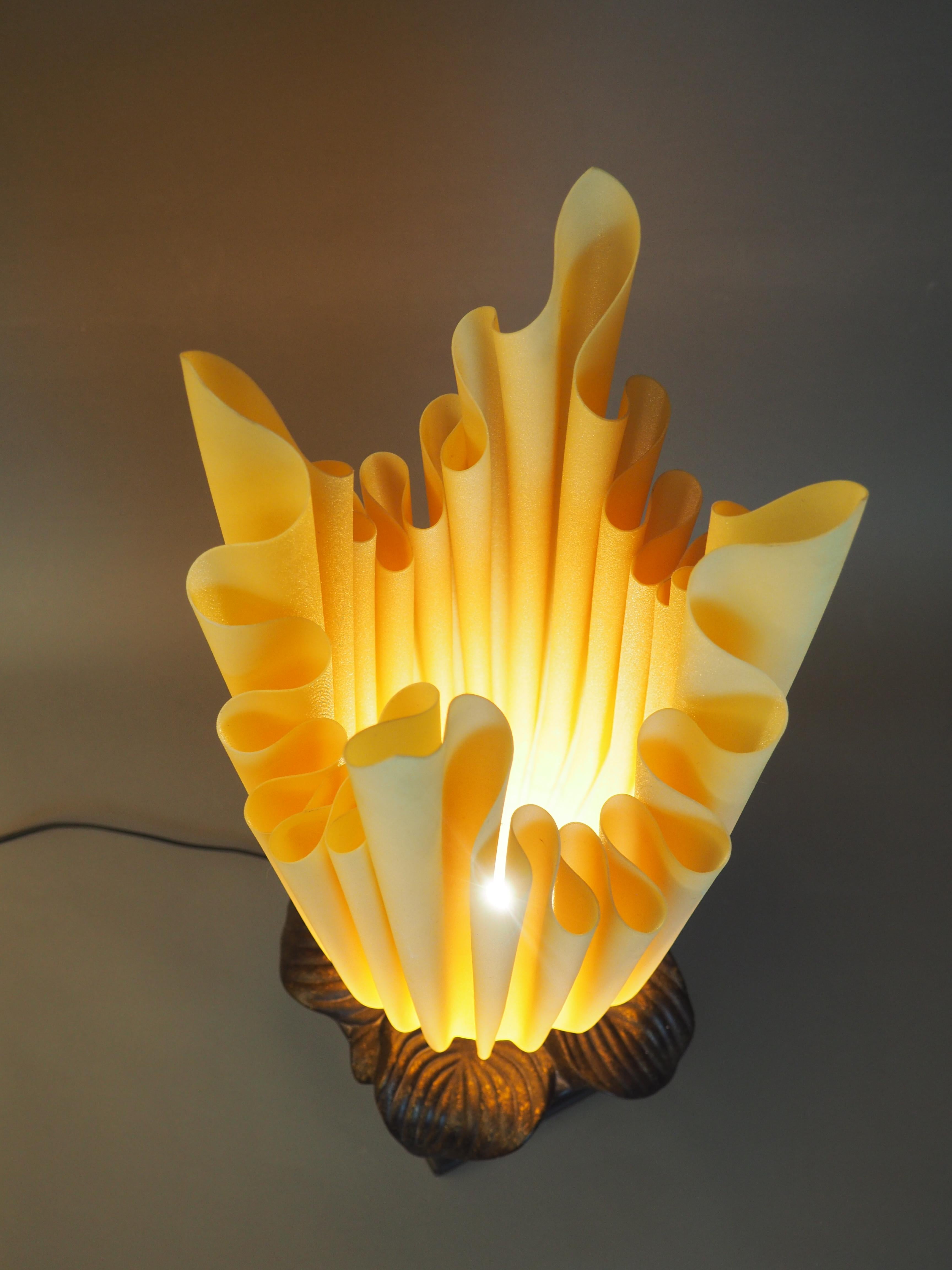 Mid-Century Modern Very Large Athena Table Lamp by Georgia Jacob, France, circa  1970s For Sale