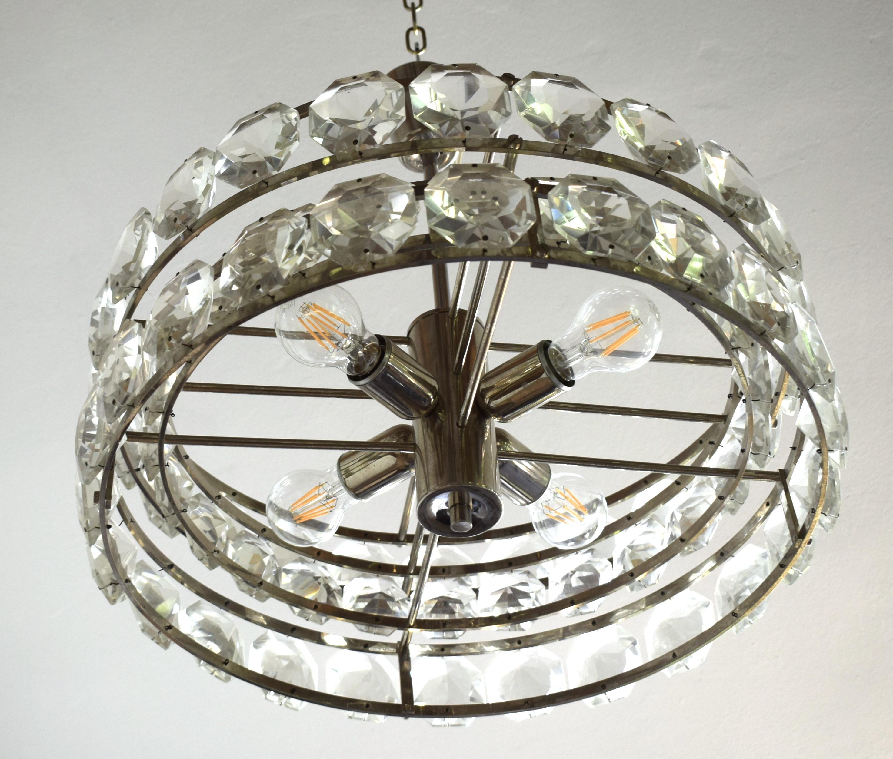 Lámpara de techo Bakalowits muy grande en Bueno estado para la venta en Purkersdorf, AT