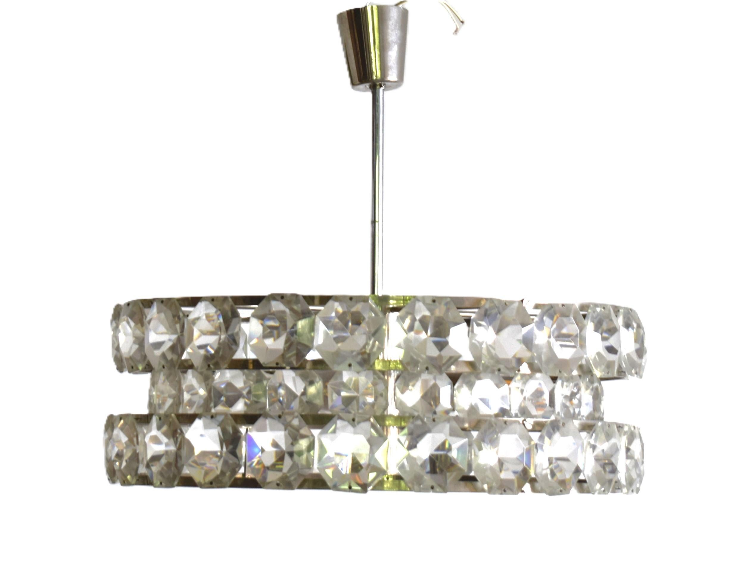 Lámpara de techo Bakalowits muy grande mediados del siglo XX en venta