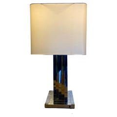 XXL  Lampada da tavolo bi-colore "Skyscraper" di B. A. Lumica, Spagna, anni '70