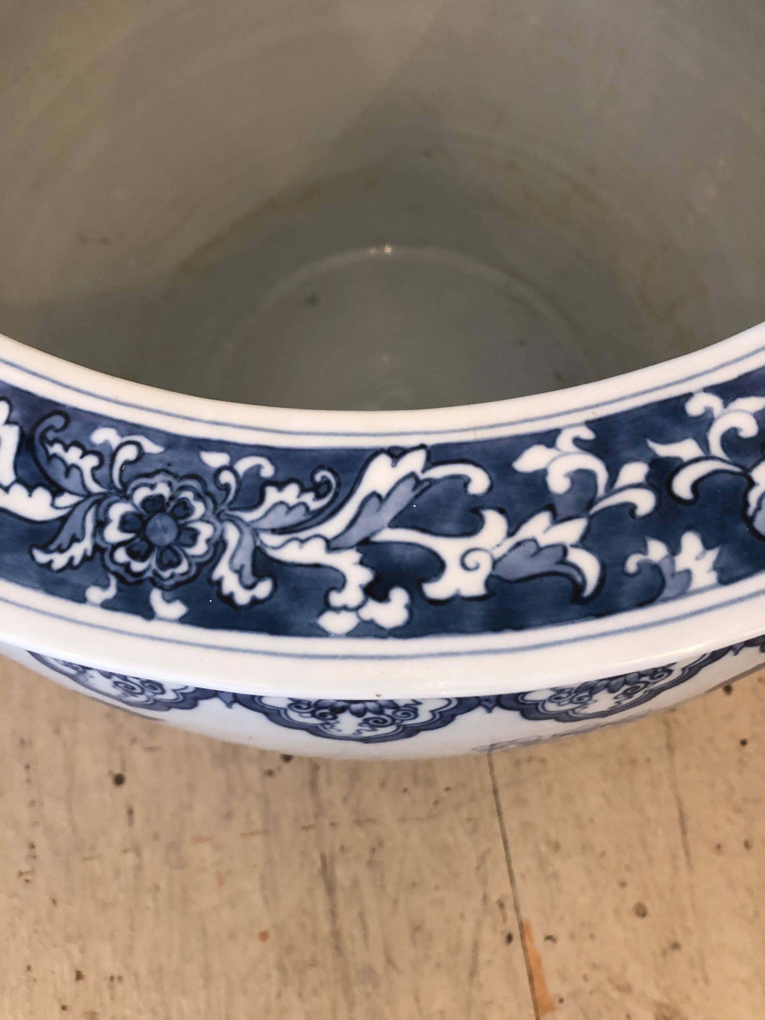 extra large chinoiserie planter