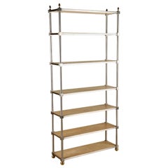 Very Large Brass and Iron Etagere Attributed to Maison Jansen