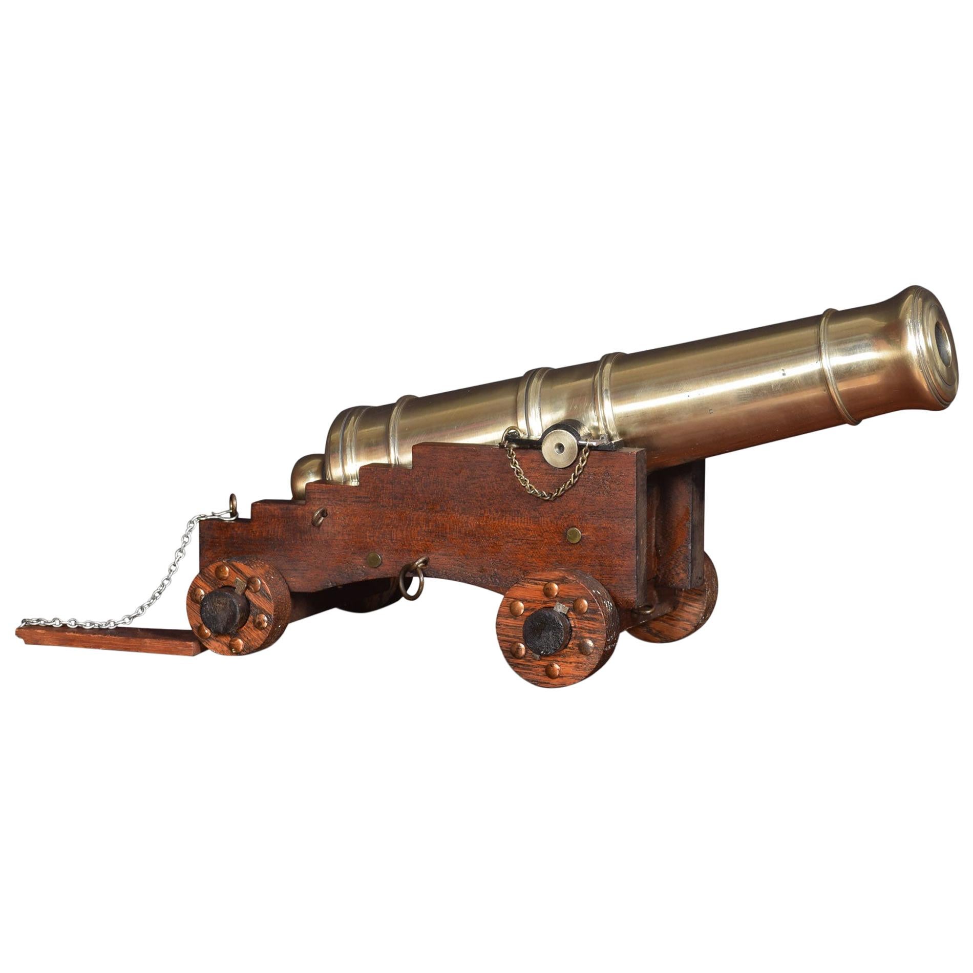 Very Large Brass Signal Cannon