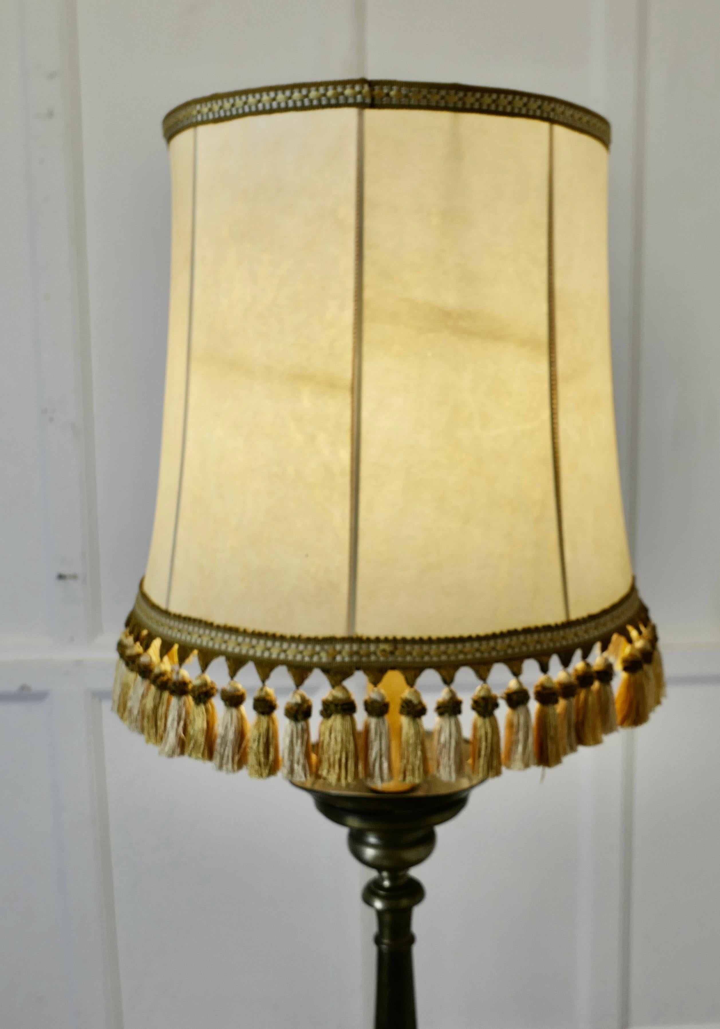 Very Large Brass Table Lamp, or a Half Height Floor Lamp For Sale 3