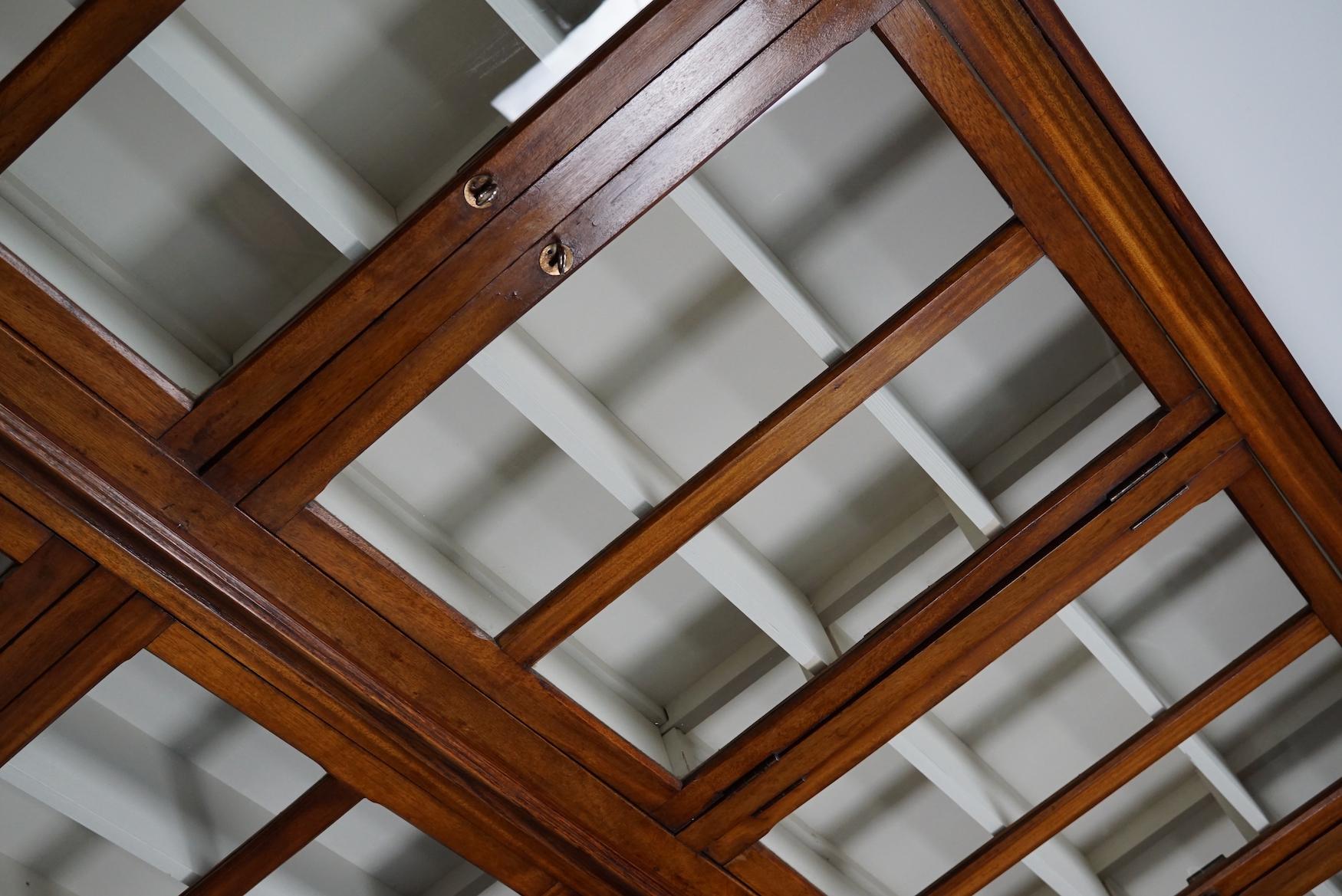 Very Large British Mahogany Museum Cabinet or Shop Vitrine, 1930s 4