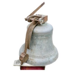 Vintage Very Large Bronze Bell from Synchronome made in 1948   