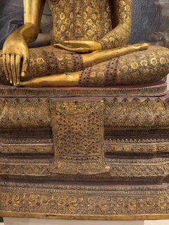 Very large bronze Rattanakosin Buddha, circa 1900