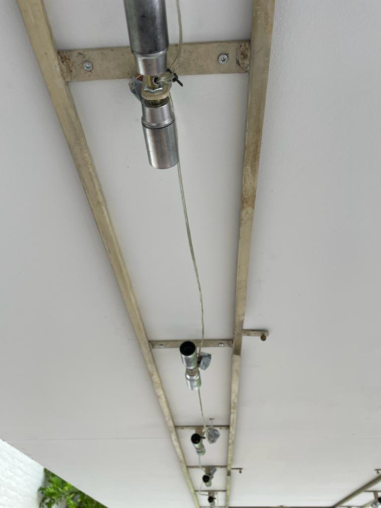 Mid-Century Modern Very Large Ceiling Light Attributed to Venini, Italy, 1940s For Sale