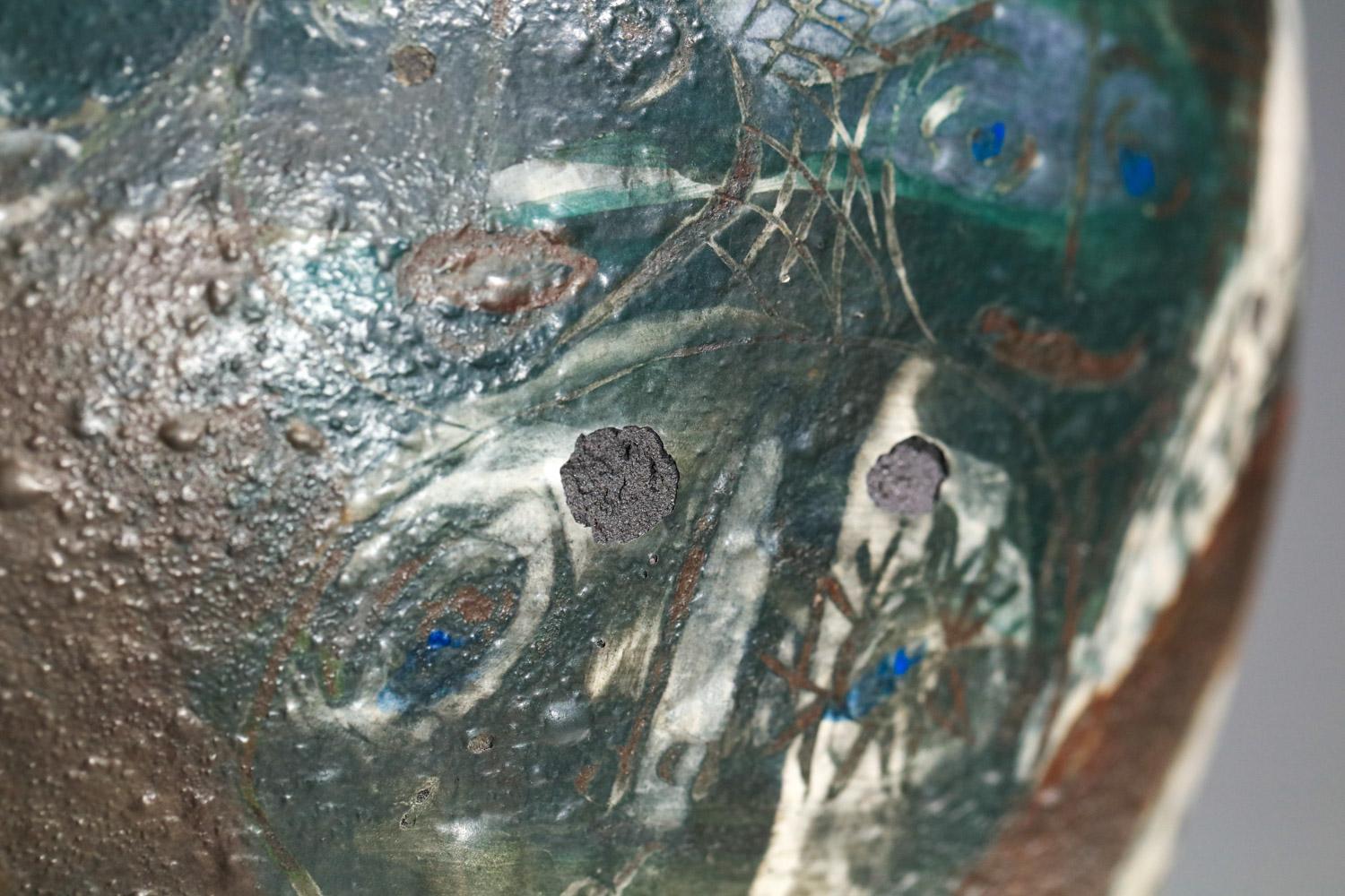 Très grand vase en céramique de Sophie Combre, artiste française en vente 3