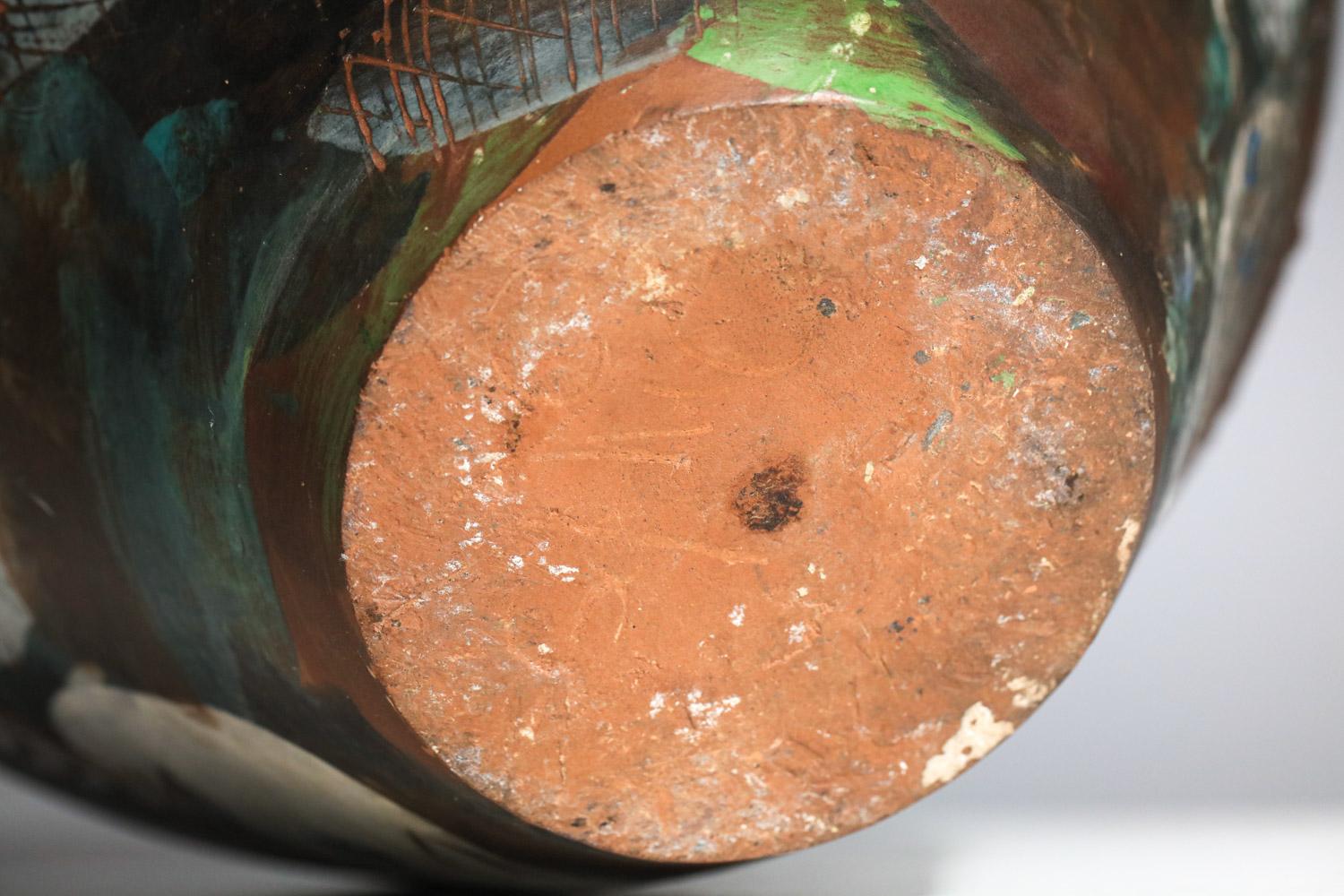 Très grand vase en céramique de Sophie Combre, artiste française en vente 6