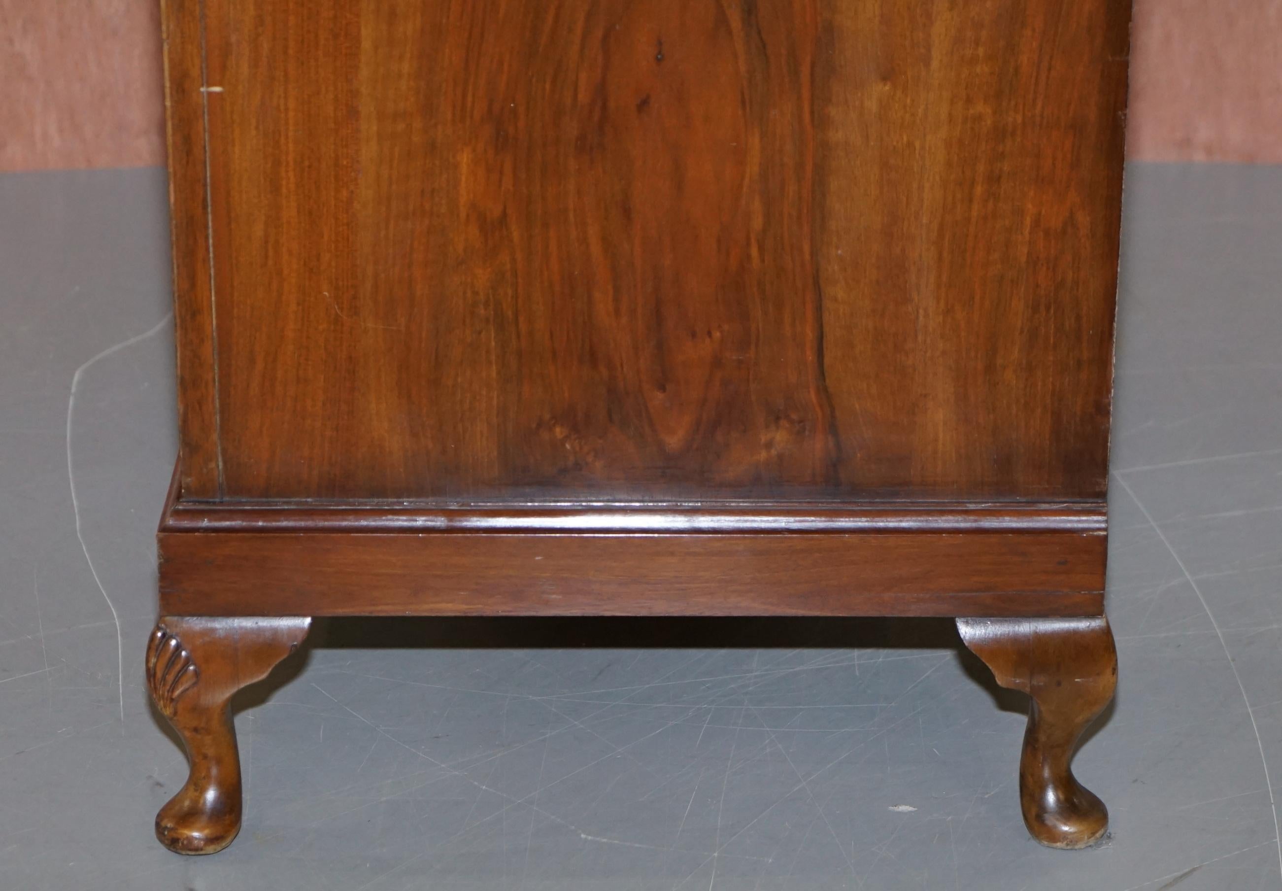 Mid-20th Century Very Large circa 1930s Figured Walnut Double Wardrobe Part of Bedroom Suite