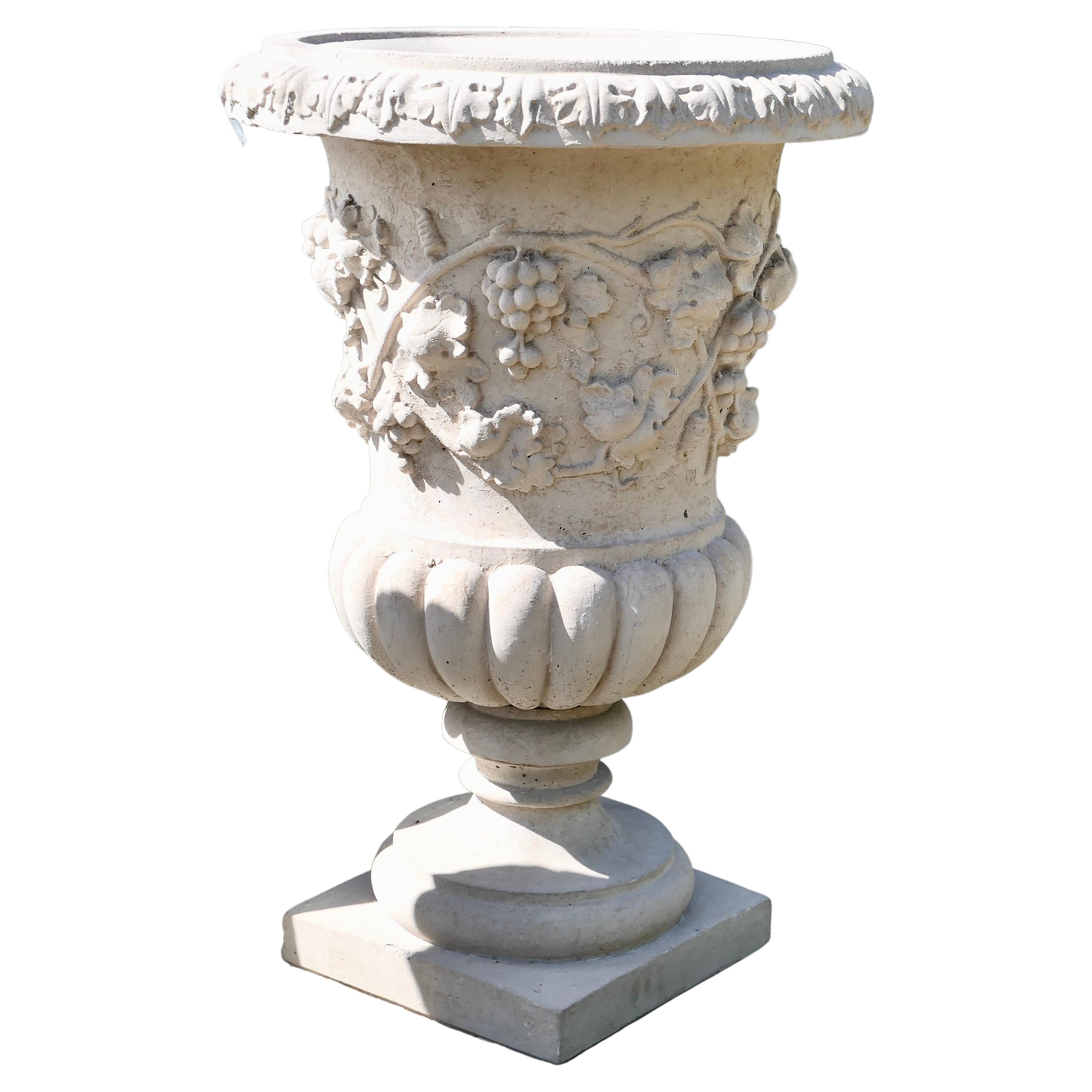Very Large Classical Grape and Vine Garden Planter  For Sale