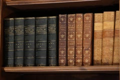 Very Large Collection of Antiquarian Leather Bound Books