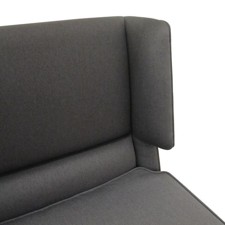 Very Large Contemporary English Modern Wingback Armchair with Matching