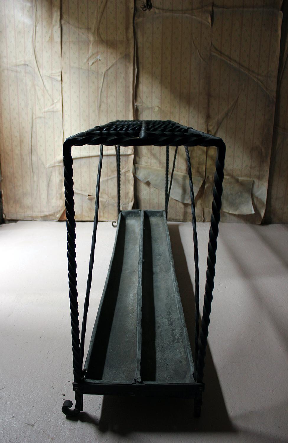 Very Large Country House Wrought Iron Stick Stand, circa 1870 For Sale 13