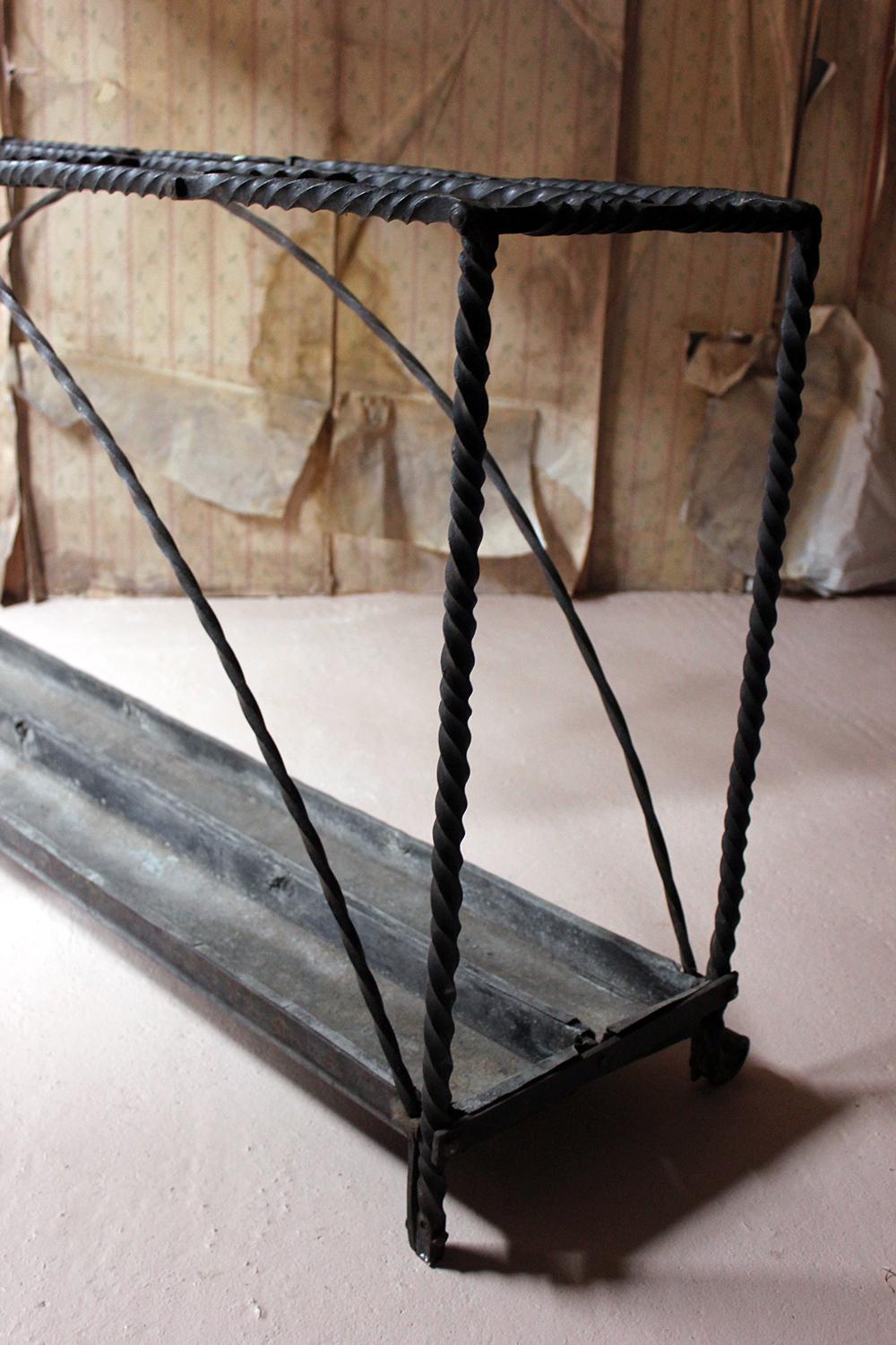 Very Large Country House Wrought Iron Stick Stand, circa 1870 For Sale 3