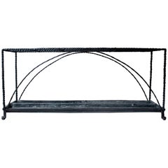 Very Large Country House Wrought Iron Stick Stand, circa 1870