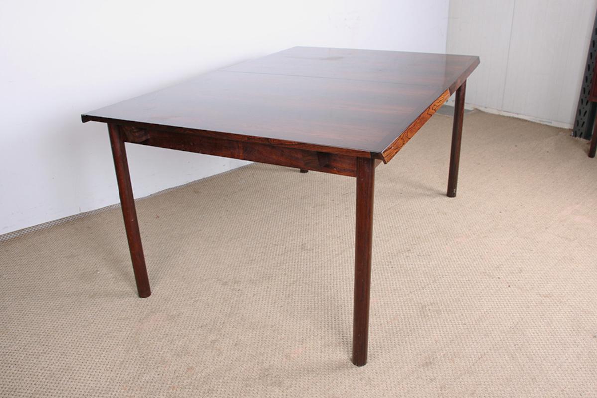 Very large Danish dining table, 250 cm, in Rosewood, Finn Juhl/France & Son. For Sale 5