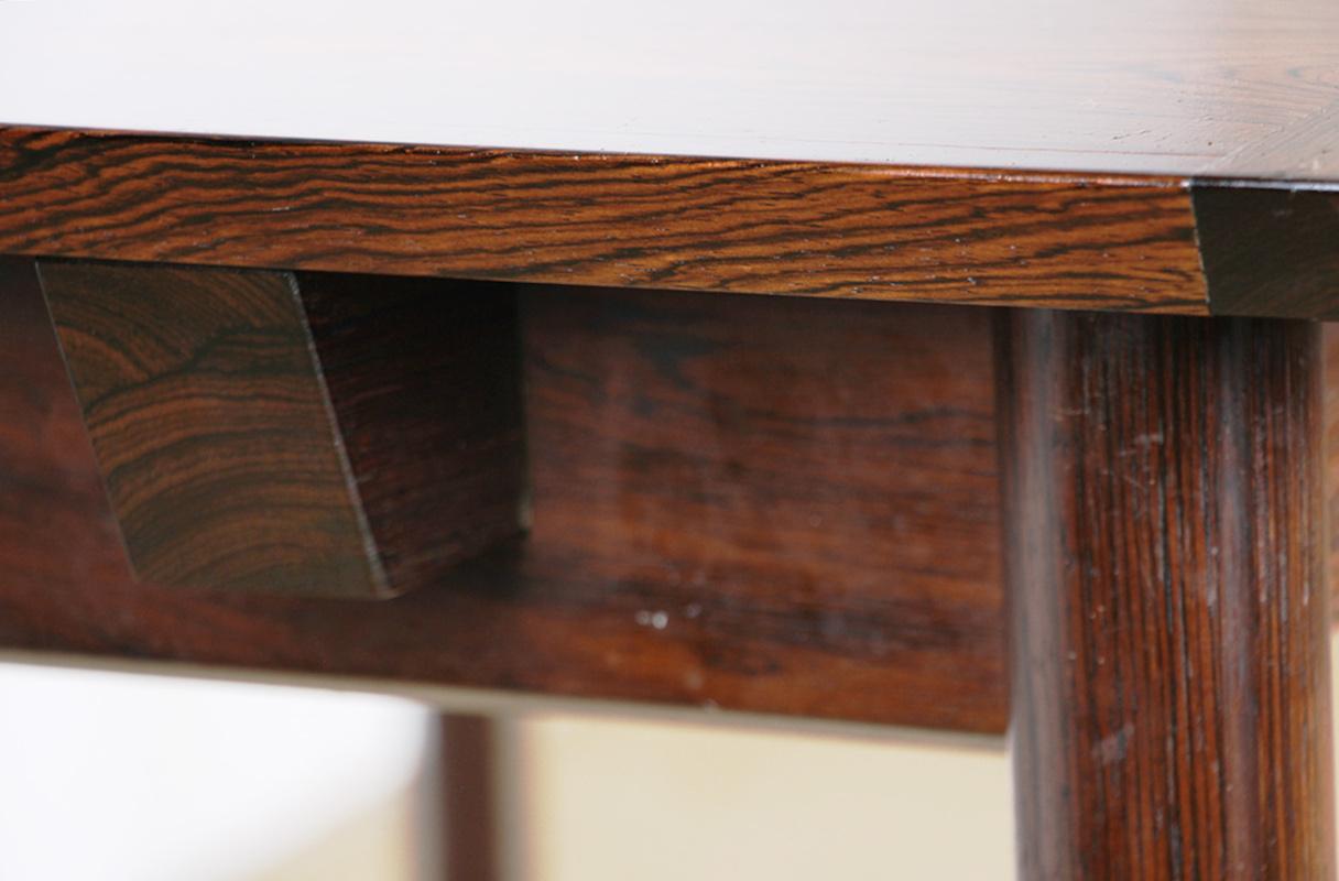 Very large Danish dining table, 250 cm, in Rosewood, Finn Juhl/France & Son. For Sale 4