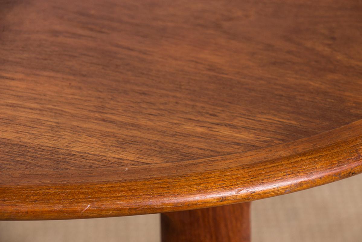 Very large Danish extendable dining table, 250 cm, in Teak by Hans Skovmand 1960 12