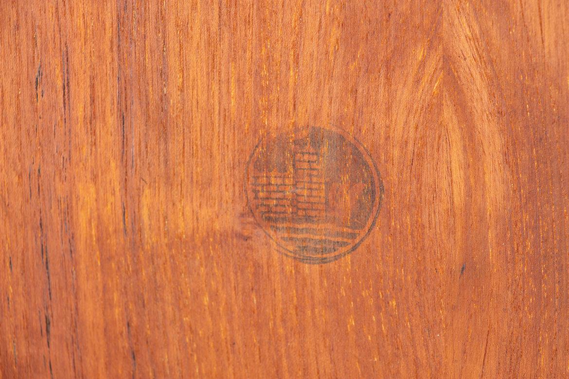 Tavolino o panca da salotto in teak danese molto grande di Borg Mogensen per Soborg. in vendita 6