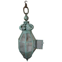 Very Large Decorative Copper Lantern Very Large Decorative Copper Lantern