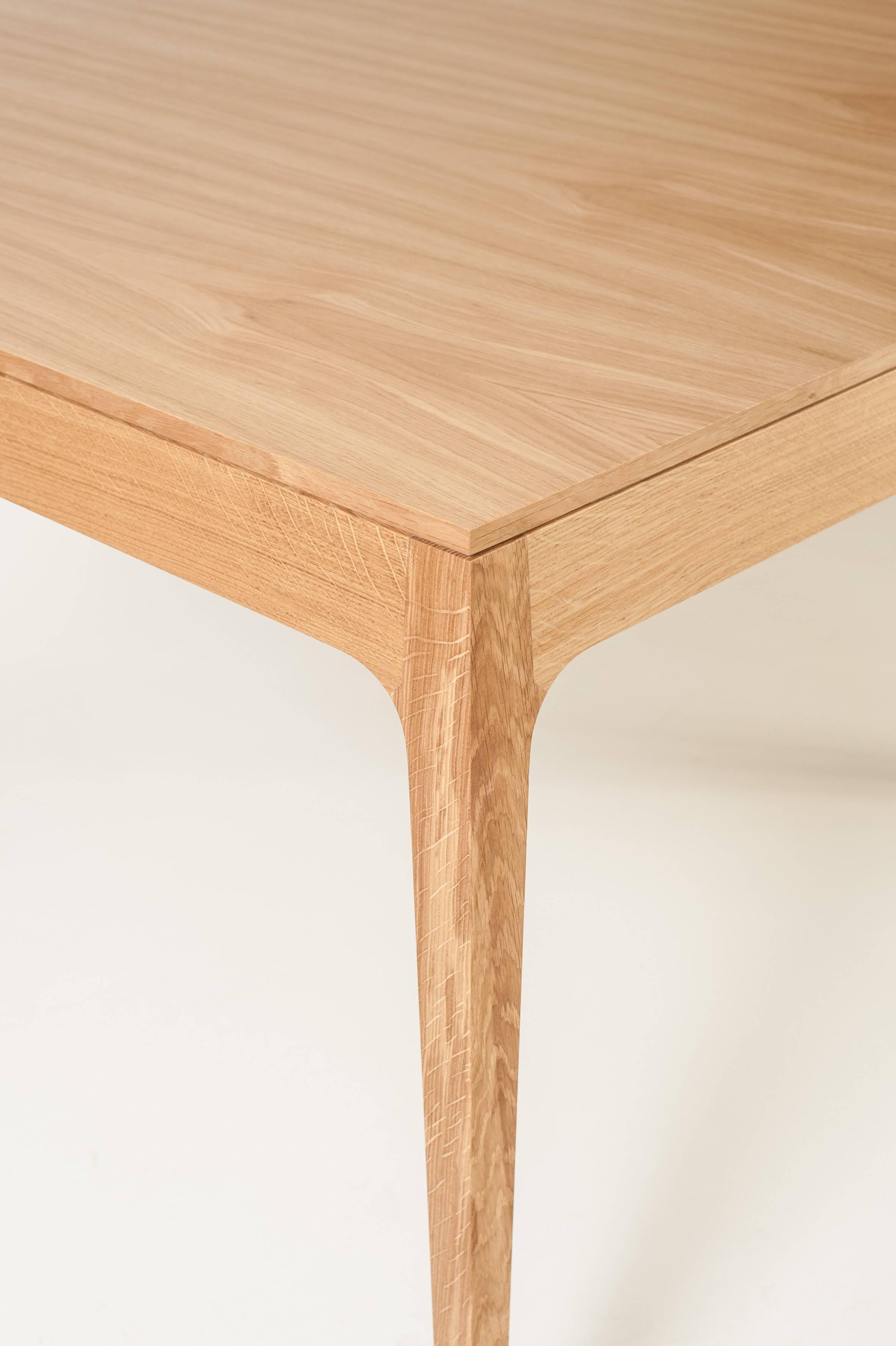 Français Très grande table à manger en bois de « Campagnon De France » et de l'Atelier BAM en vente