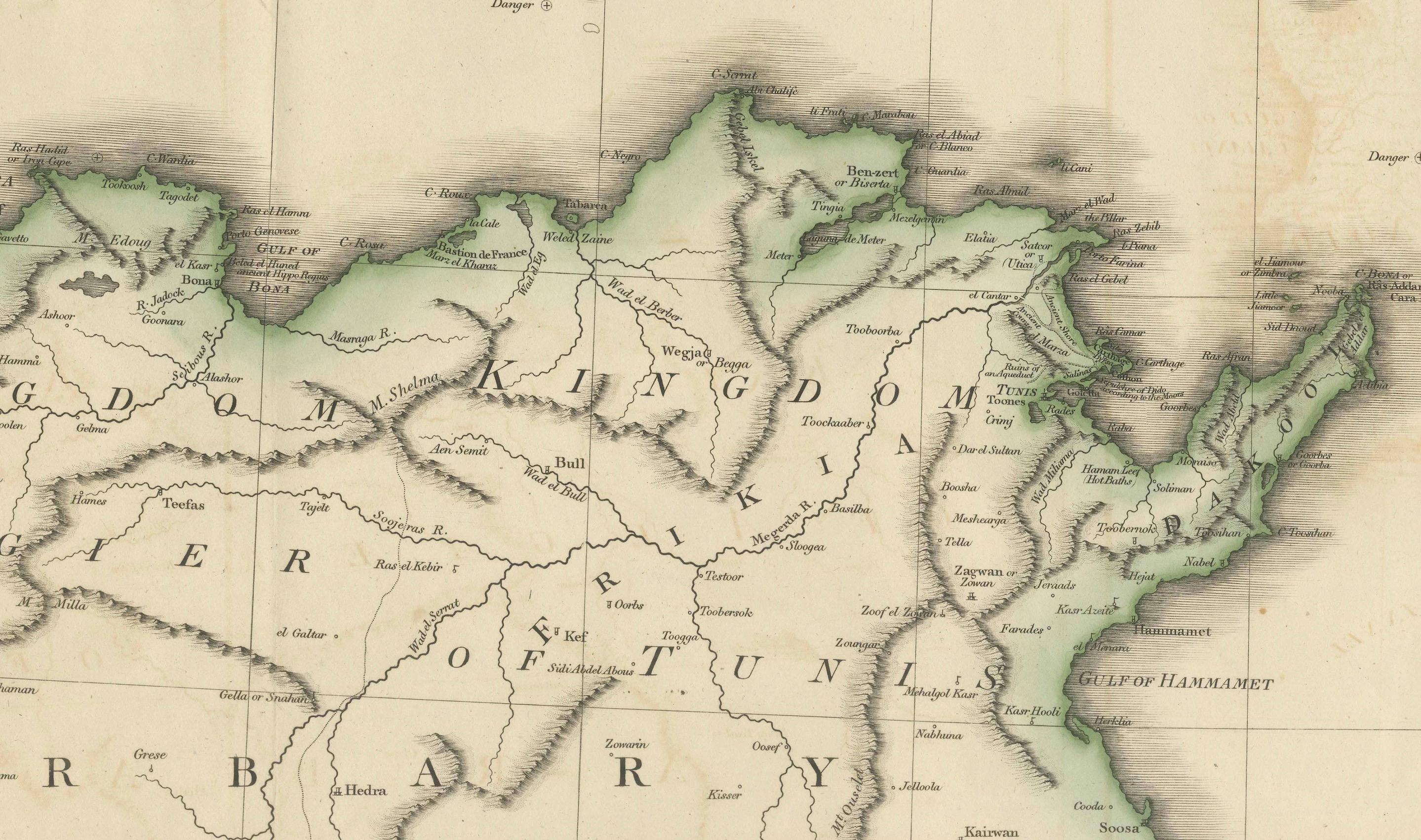 Sehr große, doppelseitige, detaillierte Karte von Italien und seiner Umgebung, 1794 im Angebot 4