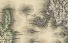 Very Large Double Page Detailed Map of Italy and Surrounding Regions, 1794