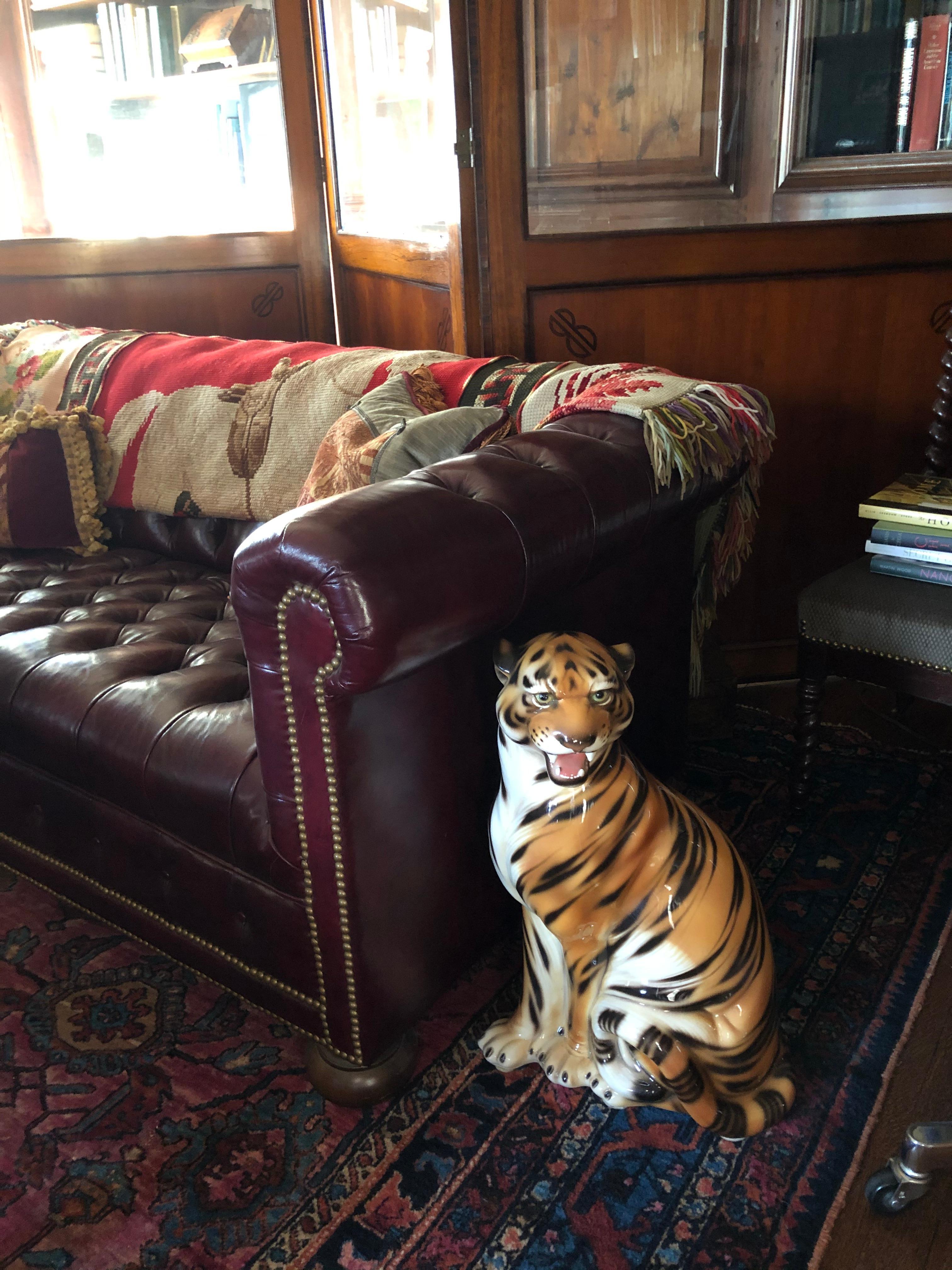 tiger statue for living room