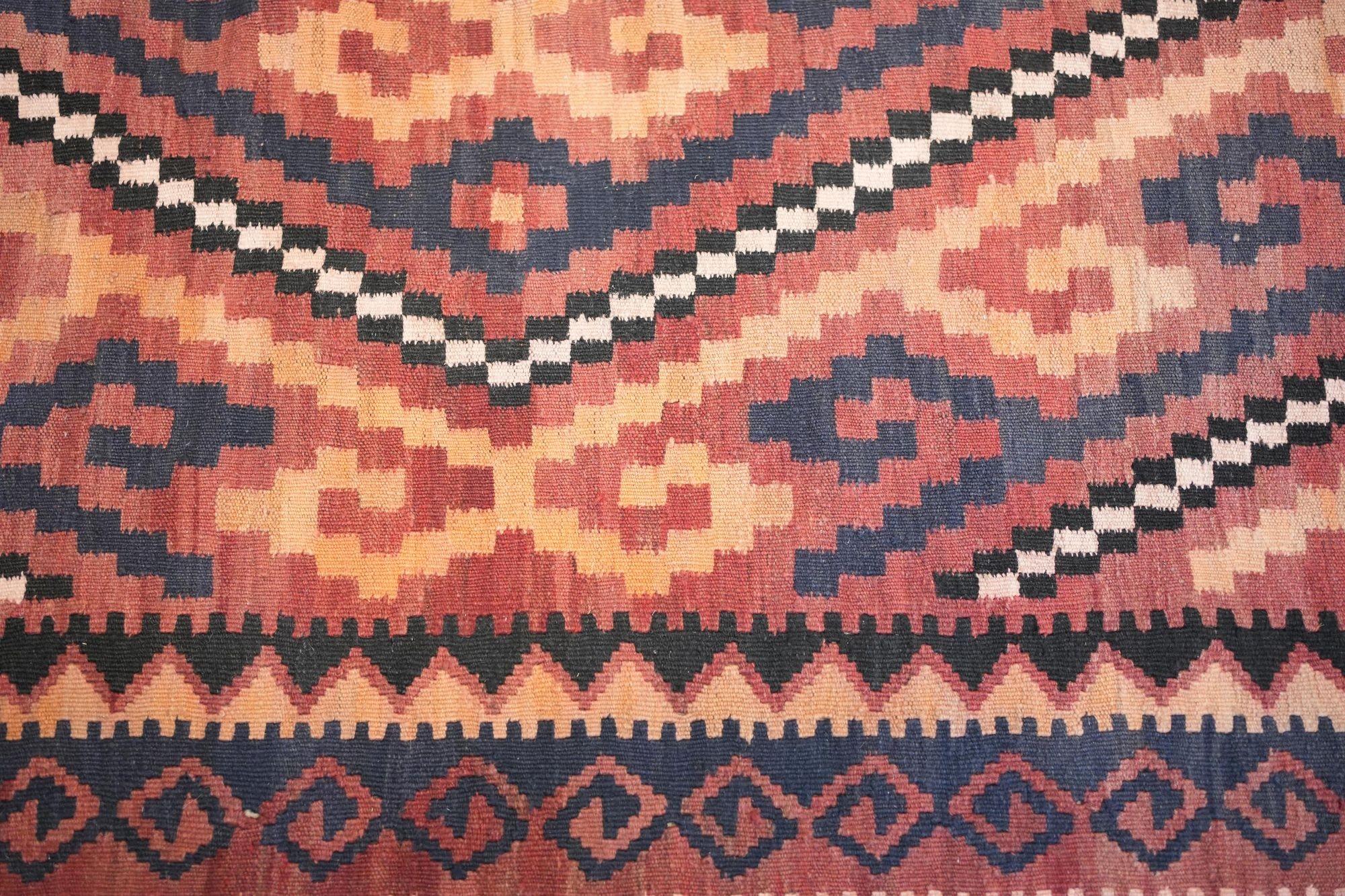Very large Early 20th century Maimana Kilim rug For Sale 1