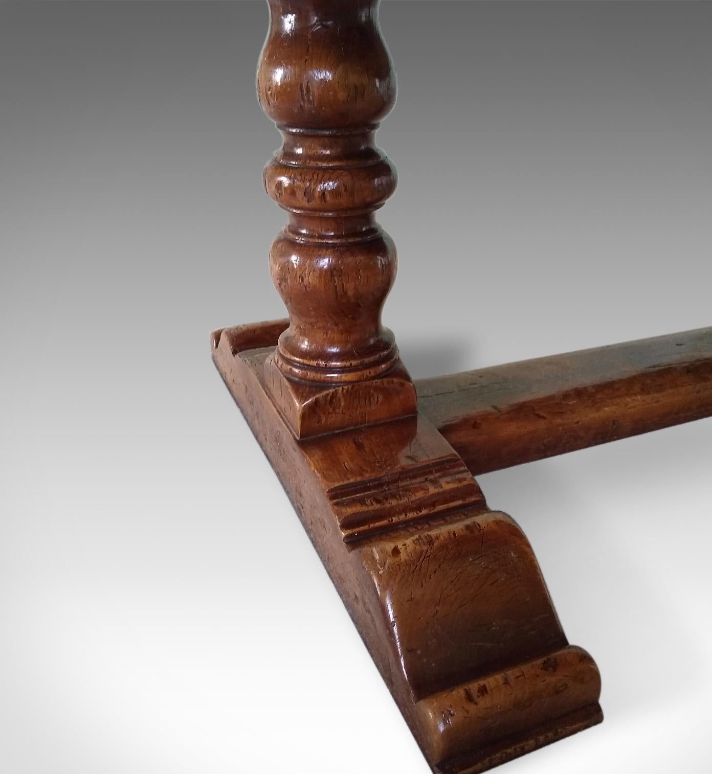 Very Large English Refectory Table in the Jacobean Manner, Seats 20 6