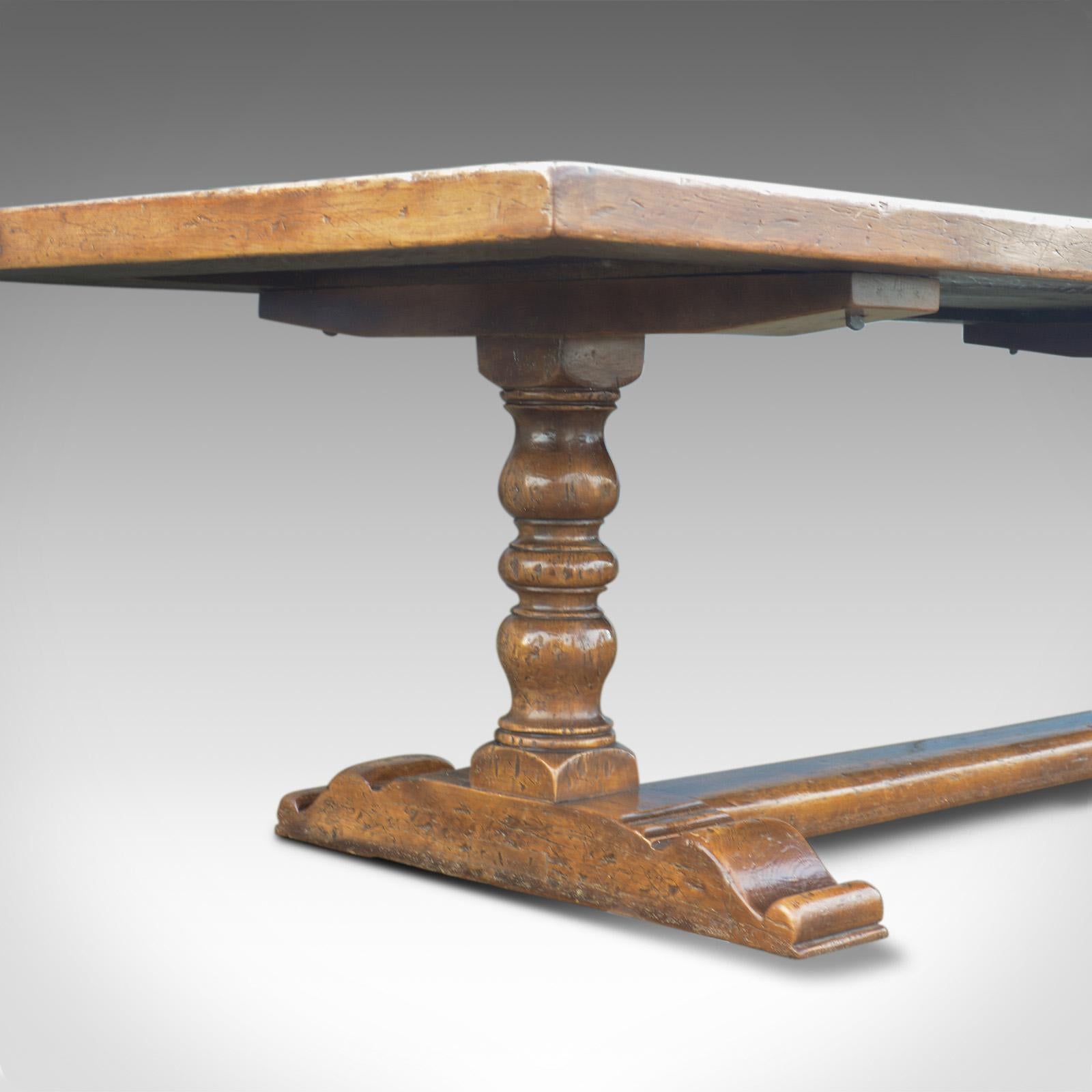 Oak Very Large English Refectory Table in the Jacobean Manner, Seats 20