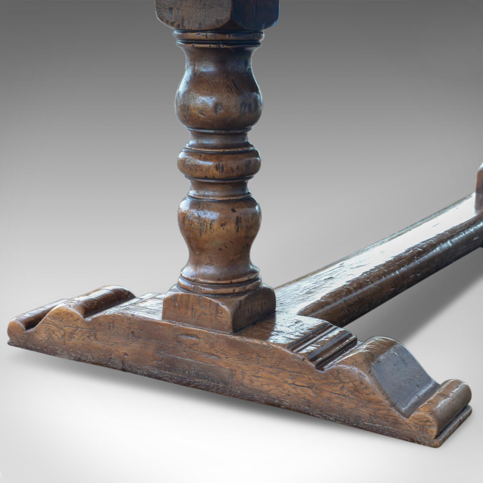 Very Large English Refectory Table in the Jacobean Manner, Seats 20 2